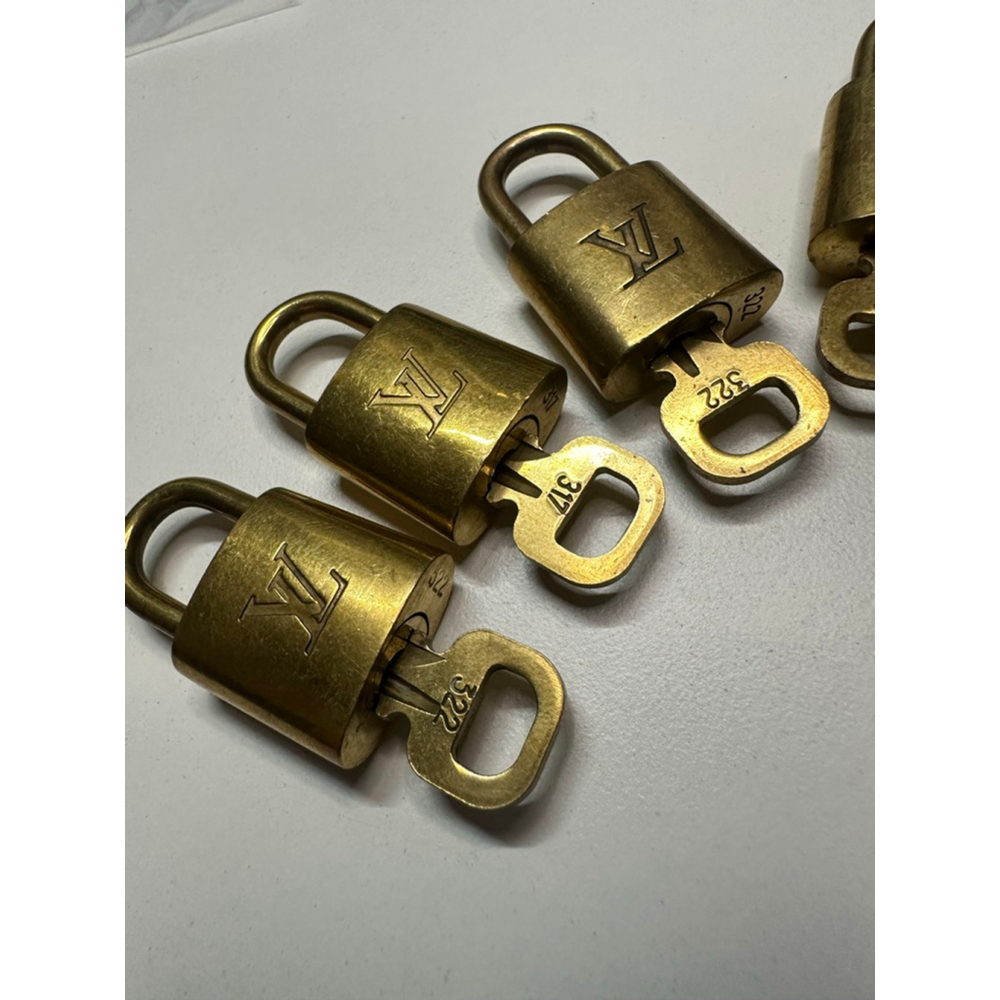Women's Louis Vuitton Gold Padlocks & Keys One Lock Only - Picture 2 of 4